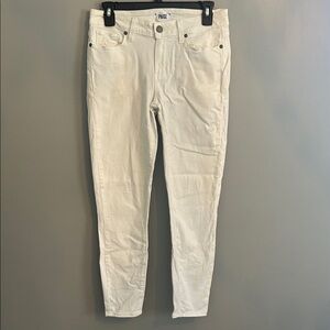 Paige White Crop Jeans